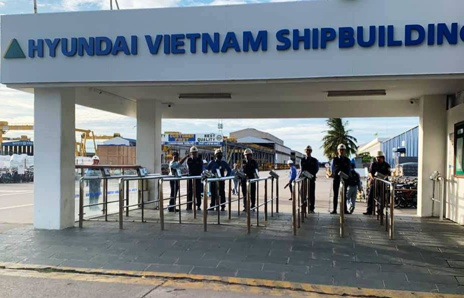 Deploying Security Staff at Hyundai Vietnam Shipbuilding